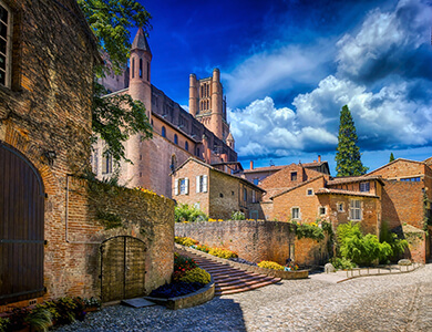 rue d’Albi dans le Tarn