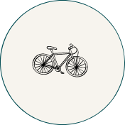 Icone randonnées en vélo